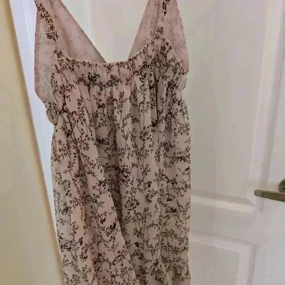 Boux avenue size small pink and  brown floral nightie - Picture 3 of 5